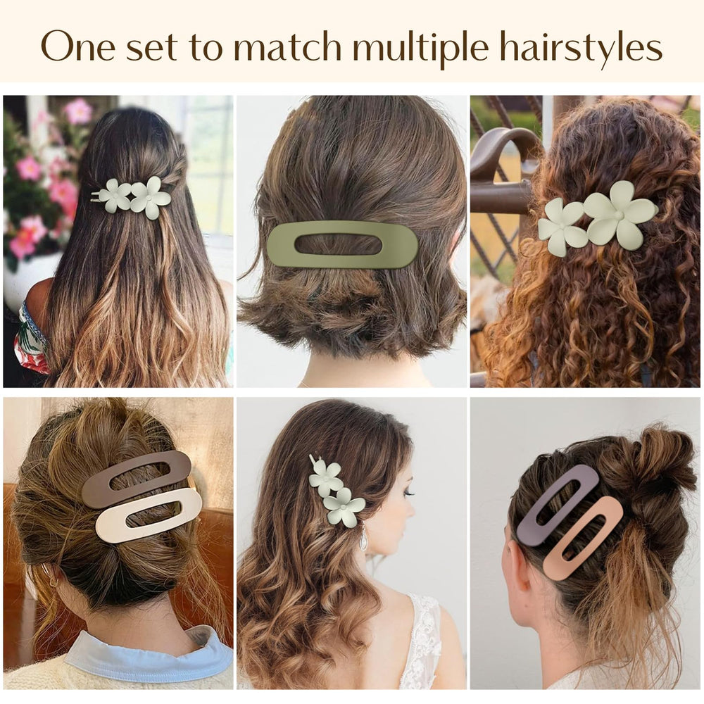 Yanibest assorted color clips laid out flat, mix-and-match styling benefit