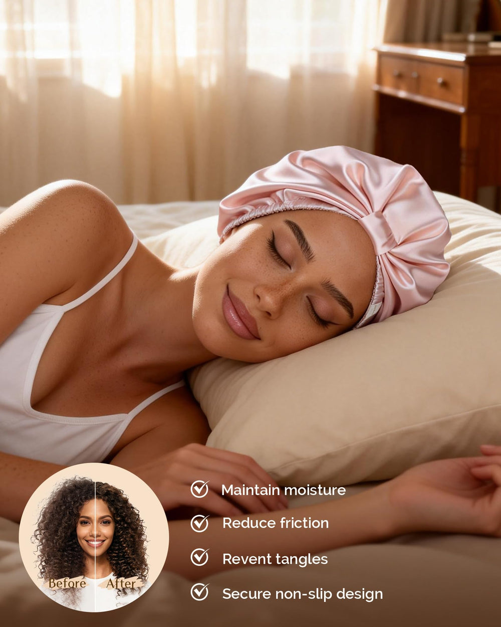 YANIBEST double-layer interior display keeping pillowcases cleaner