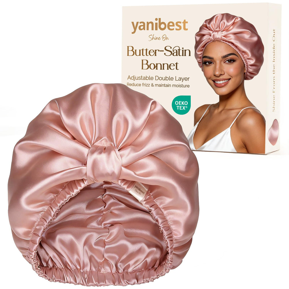 YANIBEST bonnet front view showing full coverage and comfortable fit