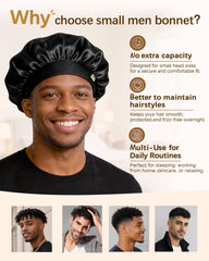 YANIBEST satin texture close-up reducing friction and protecting hair