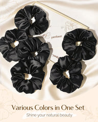 YANIBEST scrunchie beside a coin to show size and practical portability