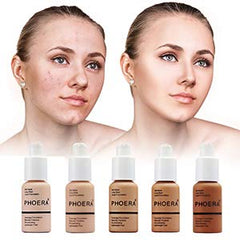 Yaper PHOERA 104 Buff Beige swatch on arm showing true shade match benefit