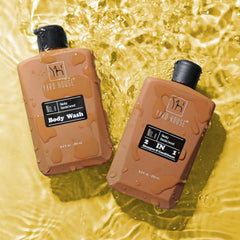 Yard House facial scrub texture close-up showing gentle exfoliating particles