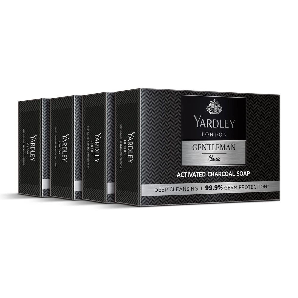 Yardley Gentleman Classic front packaging showing elegant branding and benefits
