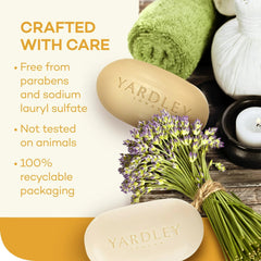 Yardley almond oil ingredient image highlighting skin nourishment
