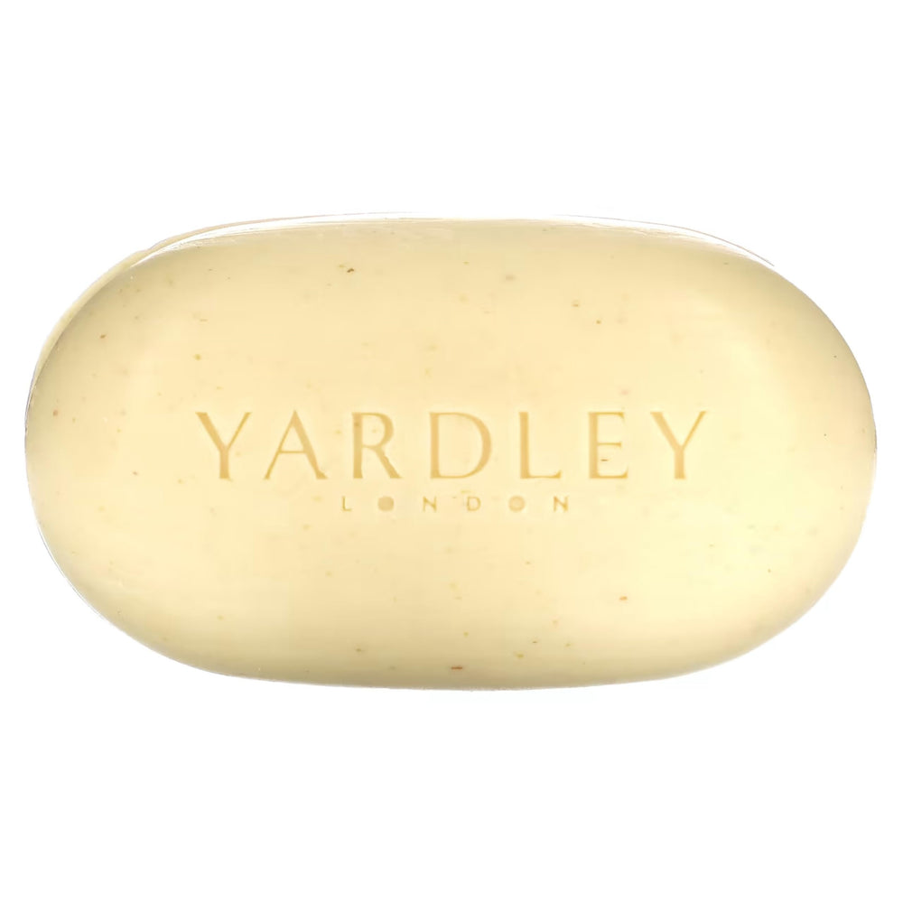 Yardley product label close-up highlighting paraben-free formula