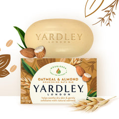 Yardley lather on hand showing rich foam and moisturizing action