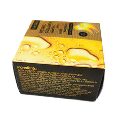 Yargkos close-up hydrogel texture highlighting smooth gold sheen