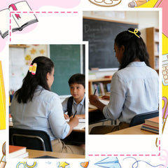YARIEW clip securing a half-up bun for comfortable all-day wear