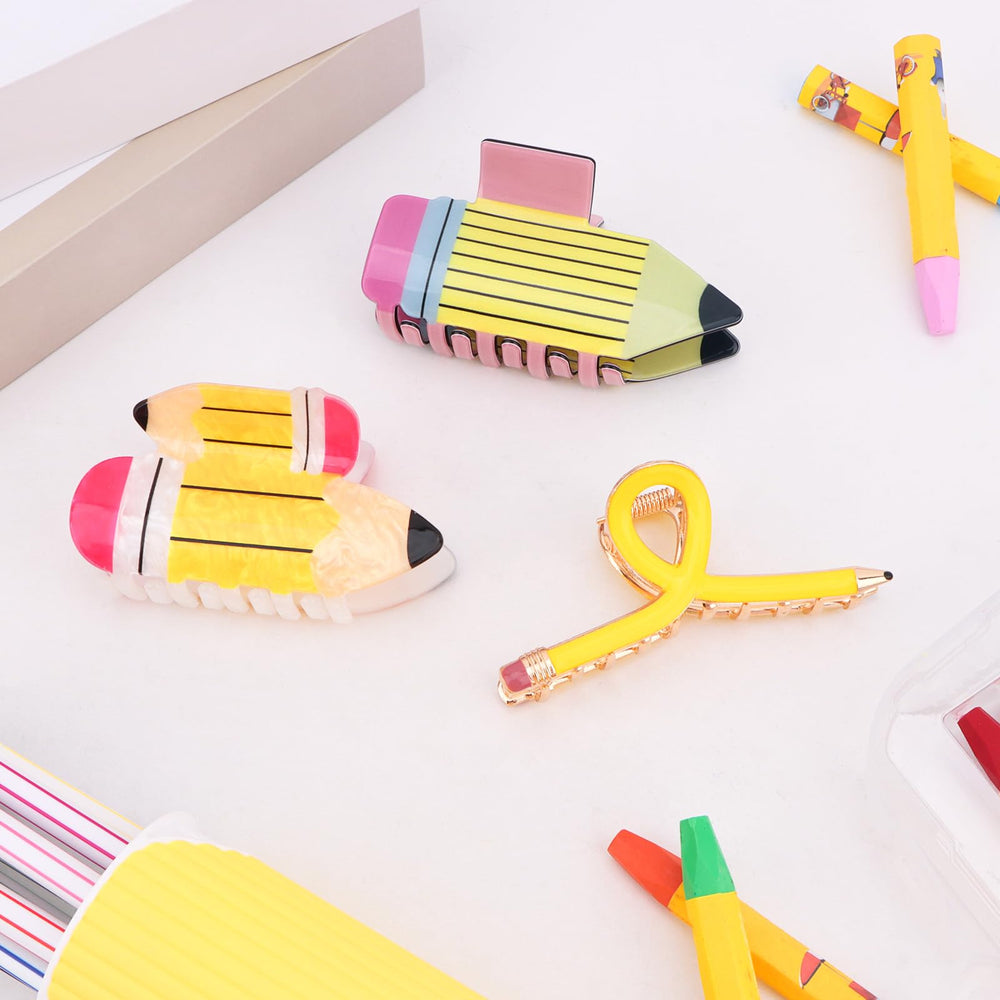 YARIEW clips styled on a teacher at desk adding playful professional flair