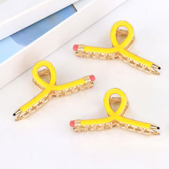 YARIEW pencil clip beside ruler for size comparison and styling scale
