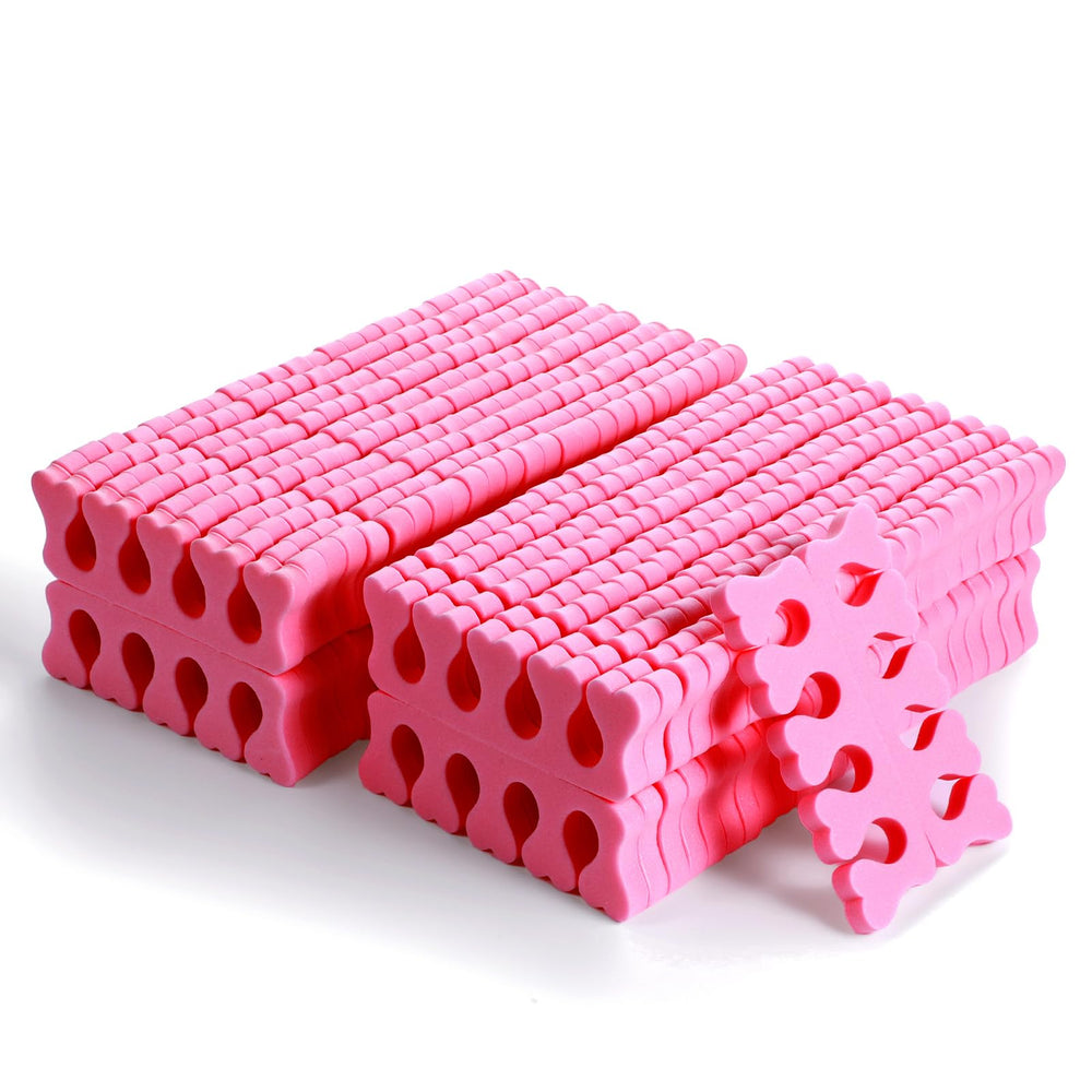YBEATY front packaging showing peach pink heart sponge separators and quantity