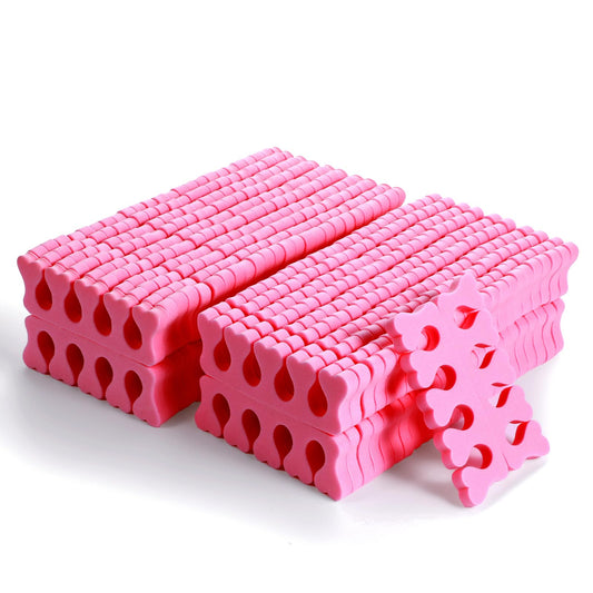 YBEATY front packaging showing peach pink heart sponge separators and quantity