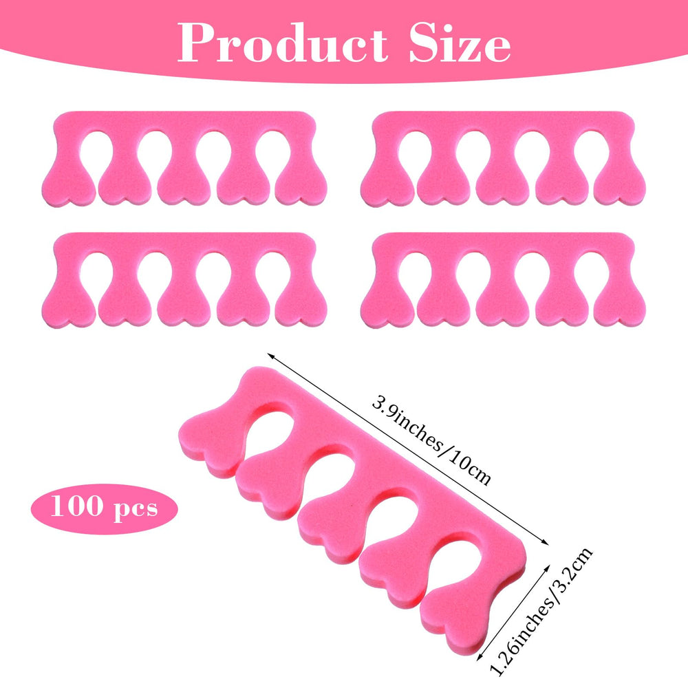 YBEATY heart-shaped foam close-up highlighting soft texture for gentle spacing