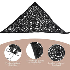 YBEATY lace tie close detail showing adjustable fit and secure wear benefit