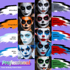 YBUETE festival setting with painted faces illustrating vibrant event-ready looks