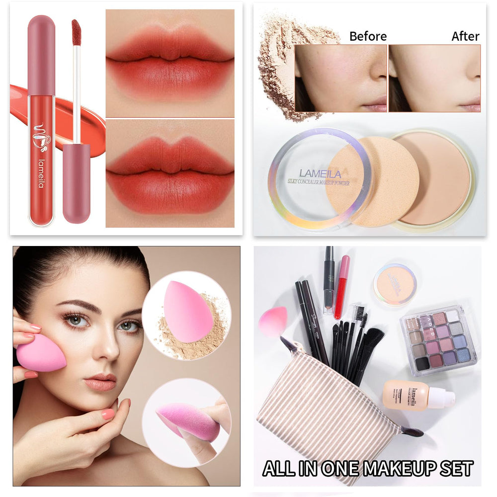 YBUETE lip gloss swatches displaying glossy finish and buildable color
