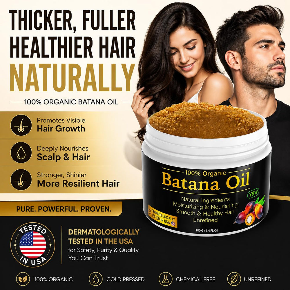 YBW batana paste close-up of buttery texture demonstrating rich hydration