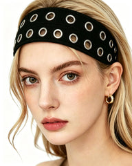 YCKXXL front view of grommet headband showing bold design and styling benefit