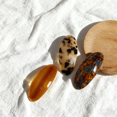 YCKXXL three-barrette set laid flat showing color variety and styling options benefit