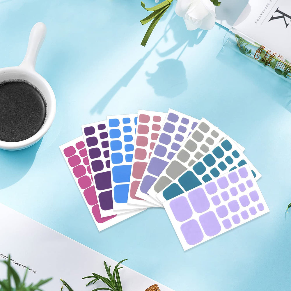 YECIRALA overhead display of 20 color variations offering mix-and-match options