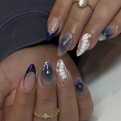 yefiuo close-up of 3D gilded starburst detail offering a luxe accent
