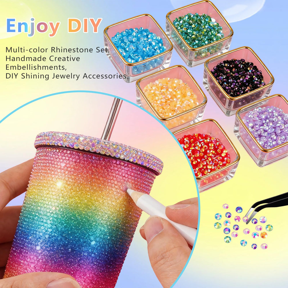 Yenamo close-up gem facets highlighting resin sparkle and durable finish for shine