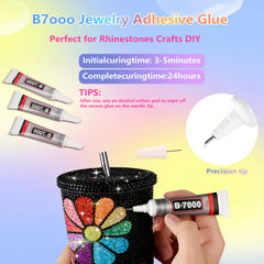 Yenamo tumbler decoration lifestyle shot showing colorful gems enhancing drinkware appearance