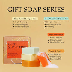 Yeokoe kojic acid soap creating foam to show gentle exfoliation benefit