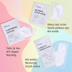 Yeokoe under-eye patch close-up demonstrating smooth hydrogel texture and rapid absorption