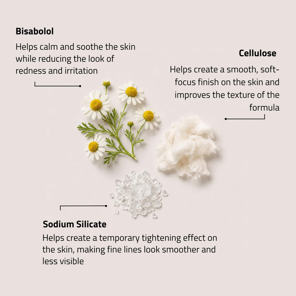 YEOUTH ingredient label with sodium silicate and bisabolol benefits