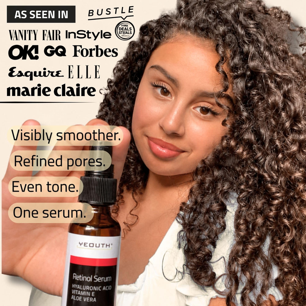 YEOUTH bottle on nightstand next to lamp for relaxed bedtime ritual benefit