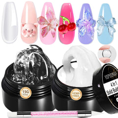 YEPYEPGO front tubes showing clear and white gels for versatile sculpting benefits