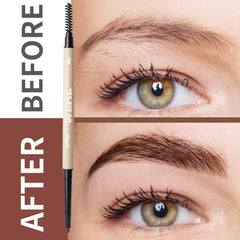 YES.EYE DO dual-ended spoolie and tip blend brows for polished finish