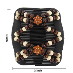 Yeshan close-up of wooden beads highlighting finish and decorative appeal