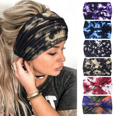 Yeshan front pack display showing six colorful headbands and packaging benefit convenience
