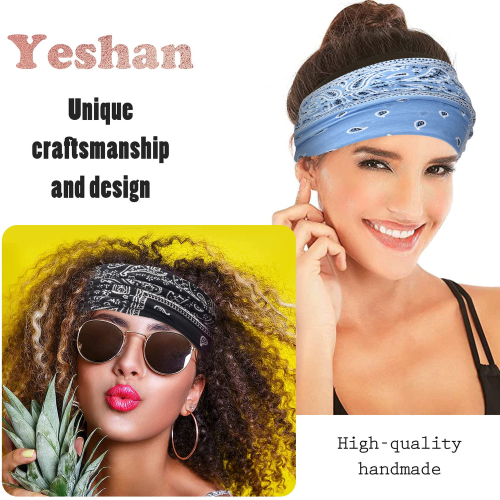 Yeshan model wearing headband during yoga showing stability and comfort