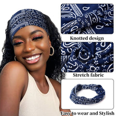 Yeshan knotted turban top detail showing secure hold and stylish finish