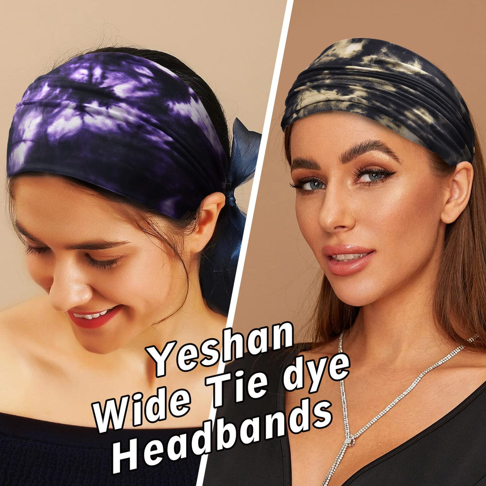 Yeshan headband next to ruler illustrating size and stretch for most head types