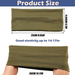 Yeshan worn as turban on model showing secure hold and stylish look