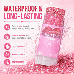Yeweian applied on hair strands demonstrating root highlight and long-lasting sparkle