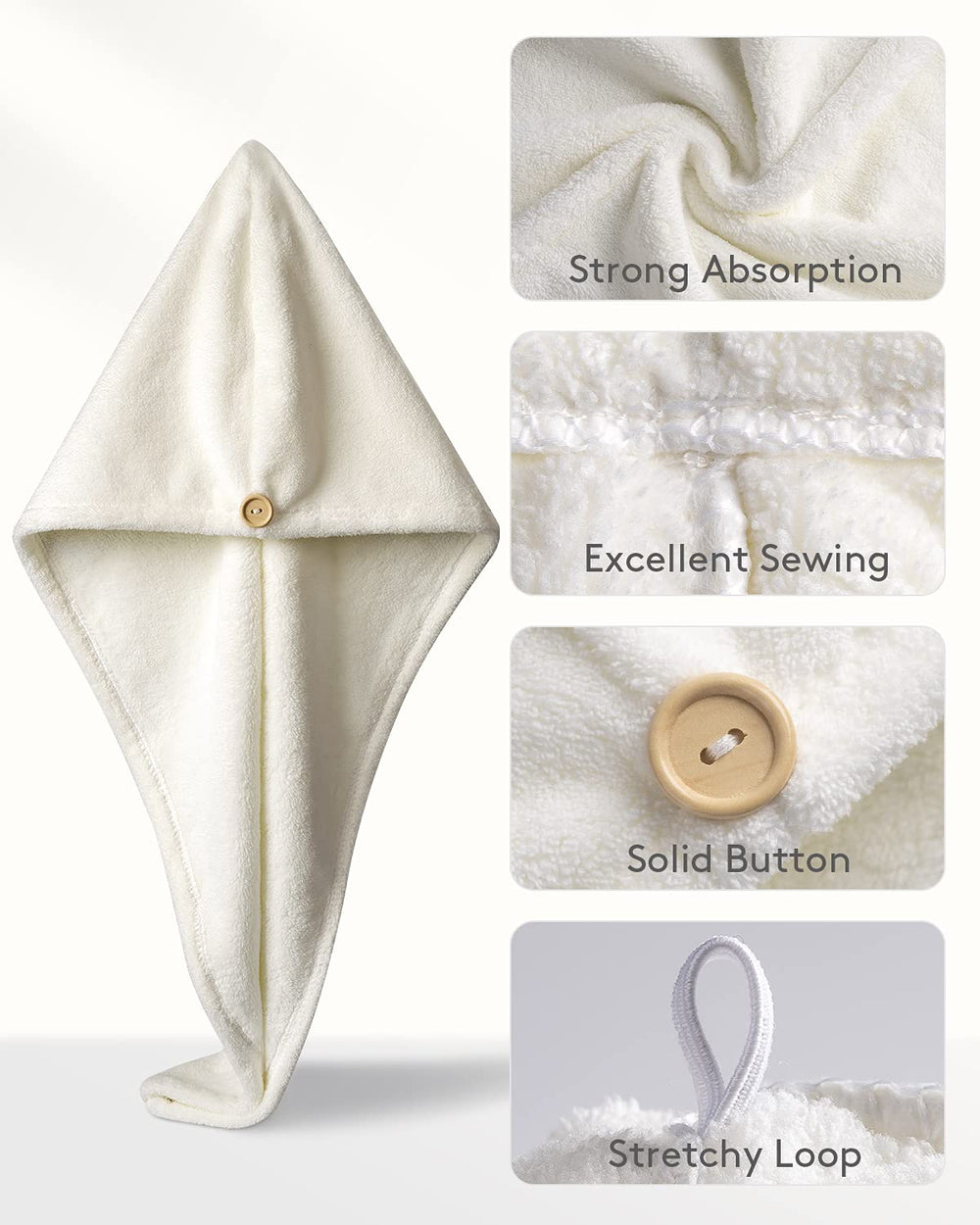 YFONG button and strap detail demonstrating secure-fit benefit