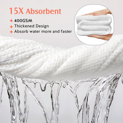 YFONG close-up microfiber texture illustrating absorbency and gentle hair care