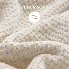 YFONG towel laid flat showing full 26.3" x 40" size and roomy wrap benefit