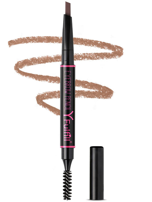 YFulfill front packaging showing blonde eyebrow pencil and benefits of precise shaping