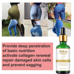 YG LianKai applied during hip massage, illustrating improved circulation and shaping benefit