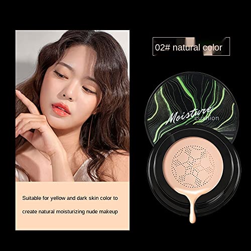 YG LianKai compact open with puff applying foundation for seamless coverage