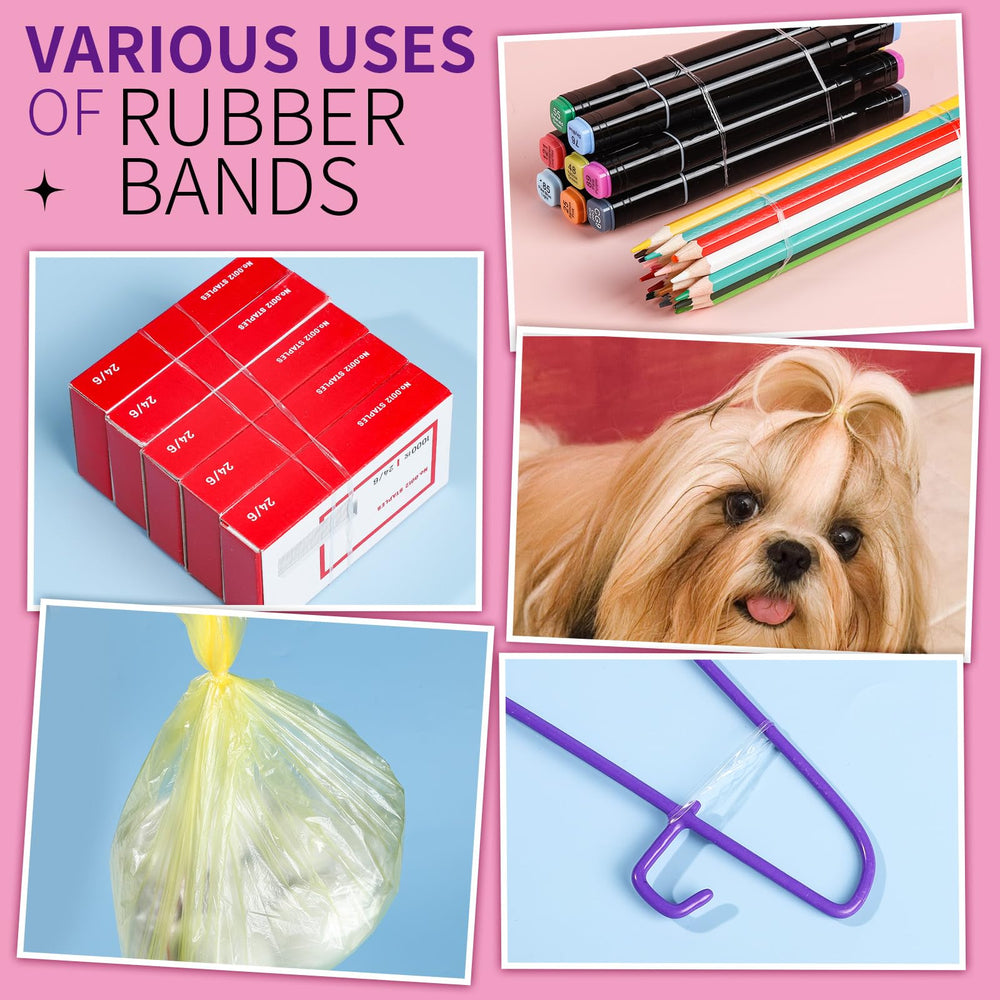YGDZ clear elastics holding a child ponytail securely without pulling