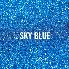 YGDZ blue glitter close-up texture highlighting fine shimmer benefit