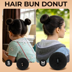 YGDZ black bobby pins and U-pins arranged for secure hold